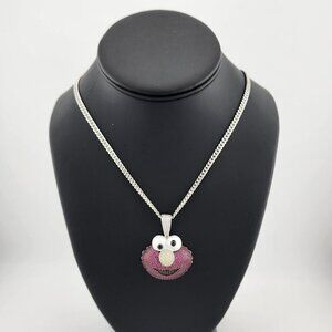 Brand New Sterling Silver 925 Elmo Necklace